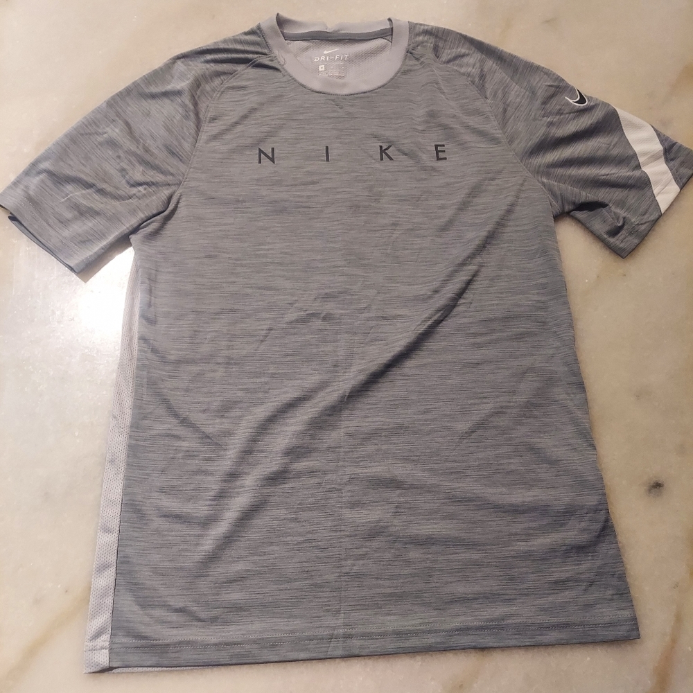 Nike Dri Fit Academy T Shirt Soccer Grey
